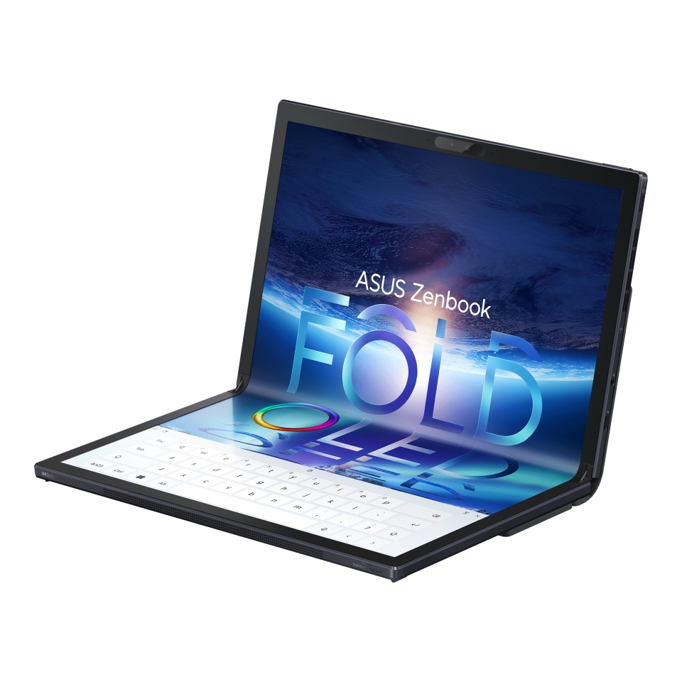 ASUS는 17인치 폴더블 OLED 디스플레이가 적용된 노트북을 공개한다.