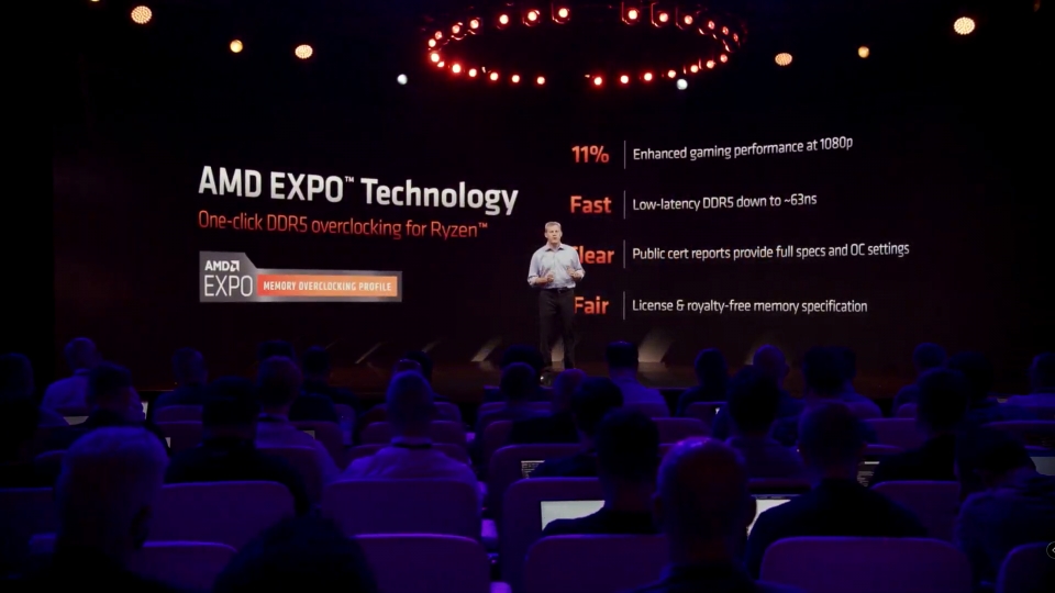 AMD EXPO 기술로 DDR5 메모리의 성능을 극대화할 수 있다.
